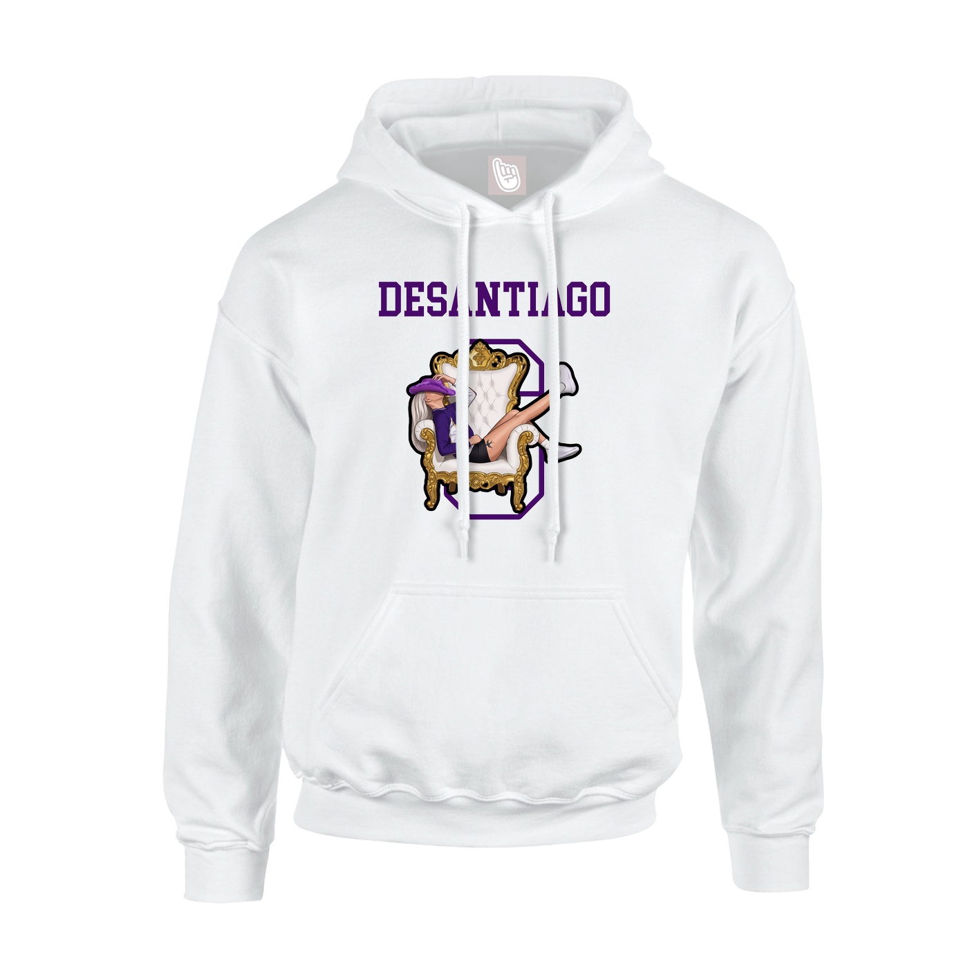 Youth Hoodie — Shirsey in White