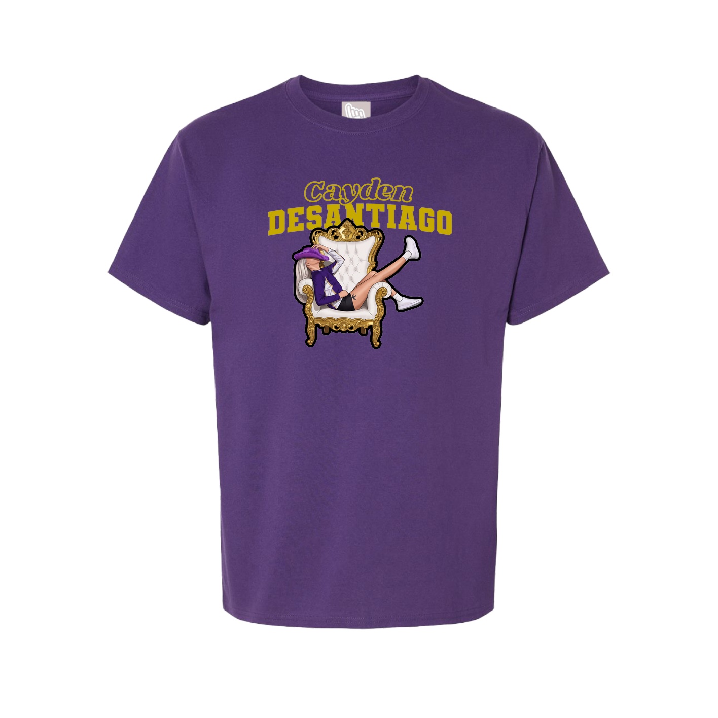Tee — Name Arch in Purple