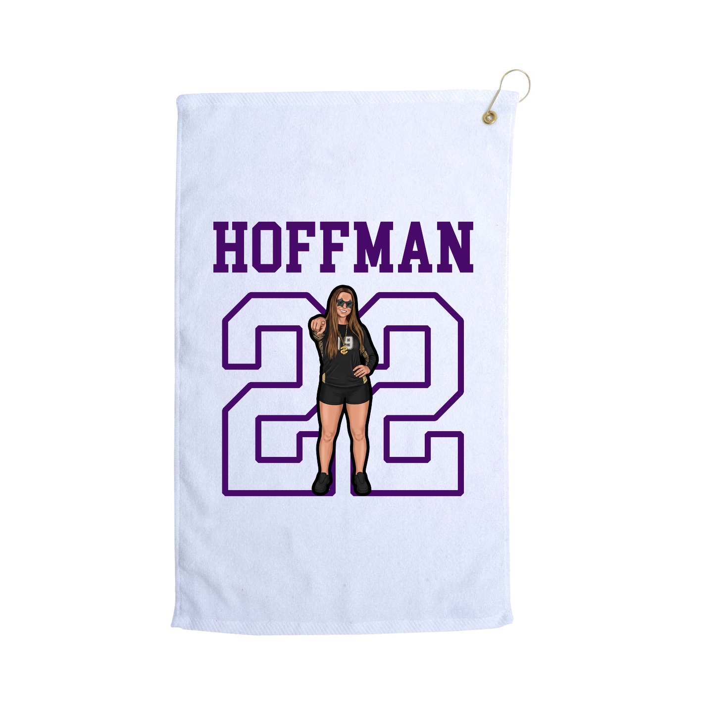 Golf Towel — Shirsey in White