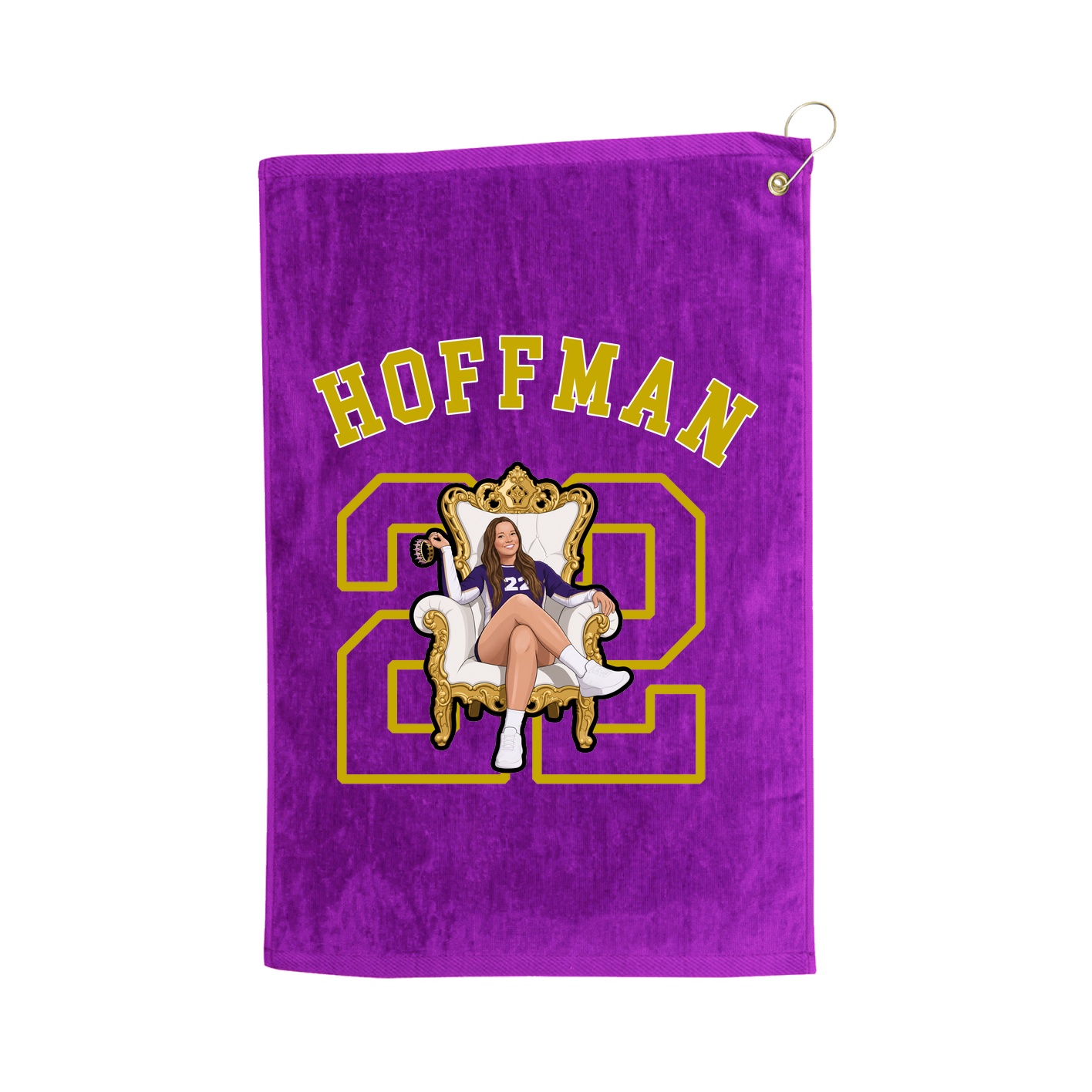 Golf Towel — Shirsey Arch in Purple
