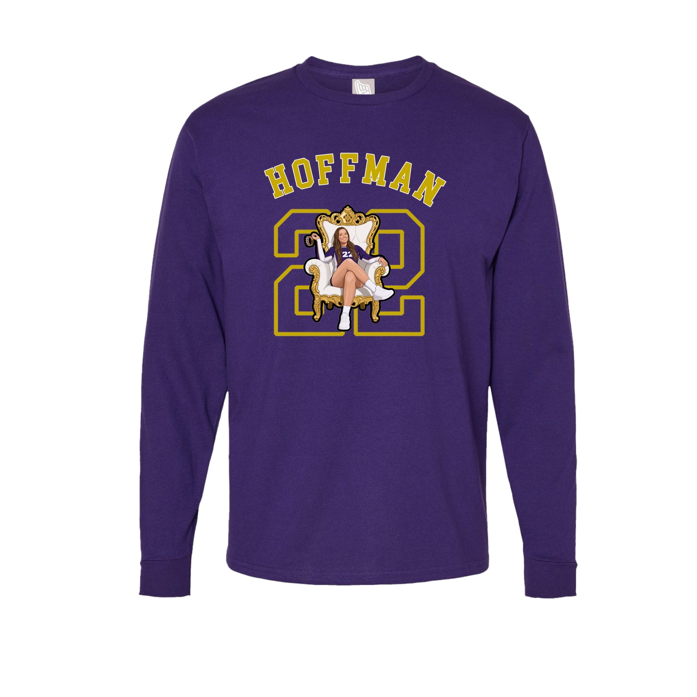 Long Sleeve Tee — Shirsey Arch in Purple