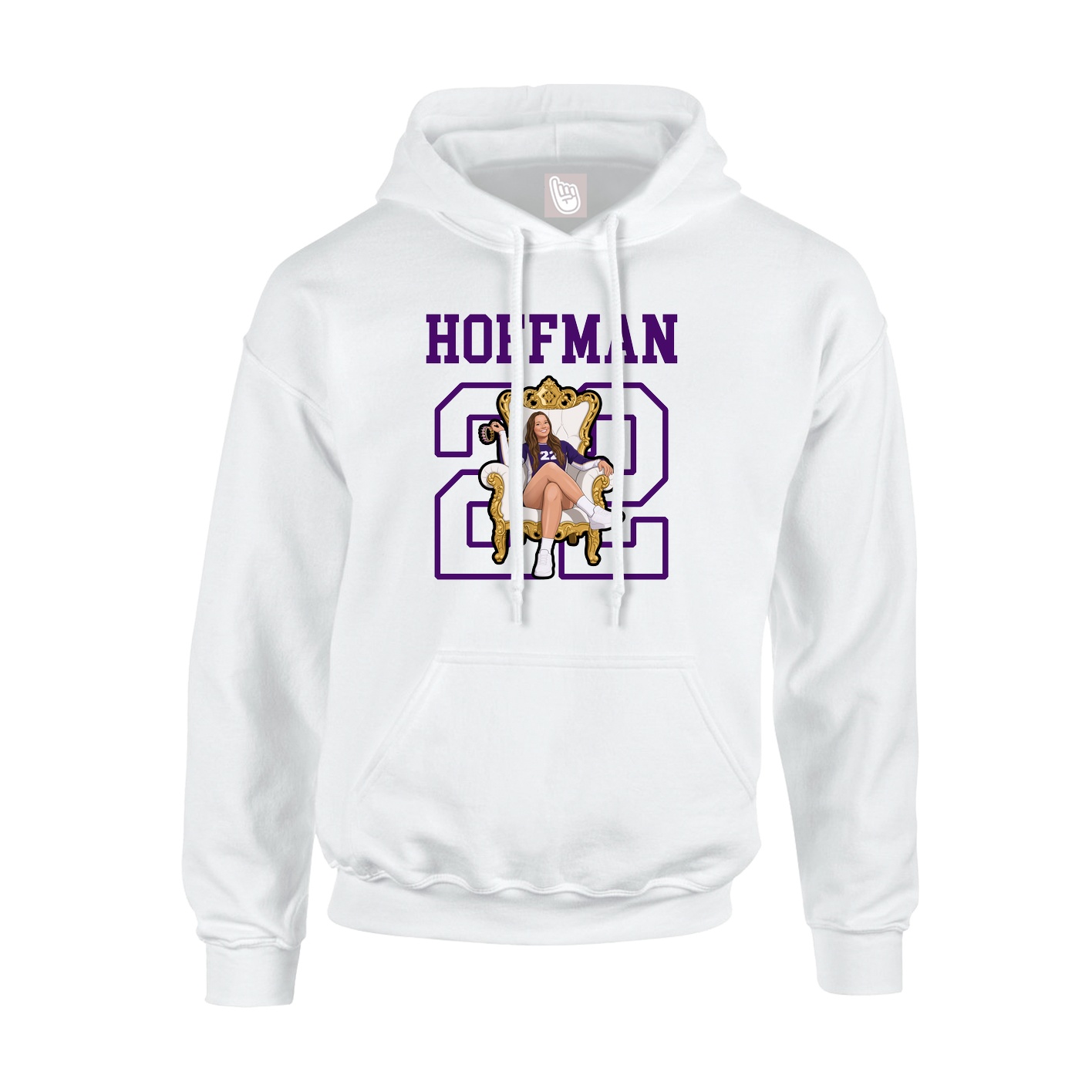 Youth Hoodie — Shirsey in White