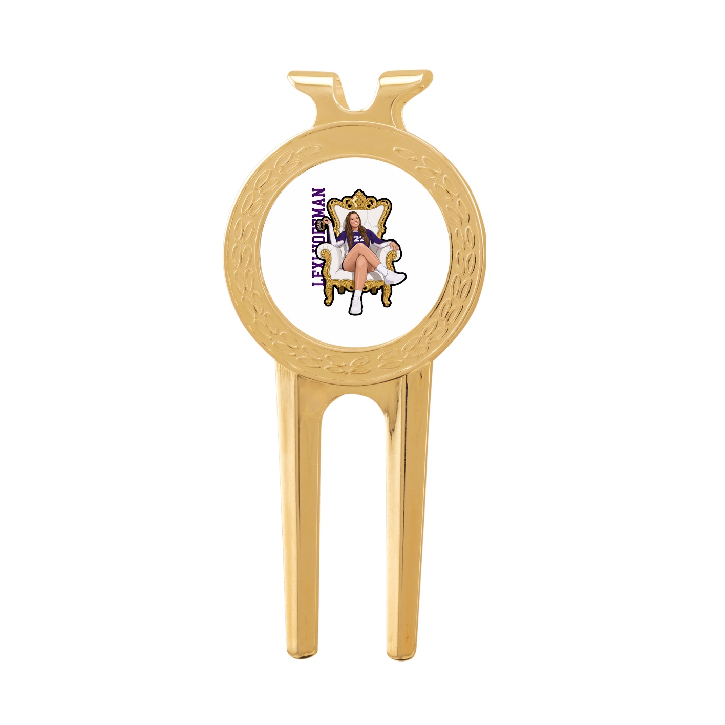 Divot Tool with Ball Marker — Name Vertical in Classic