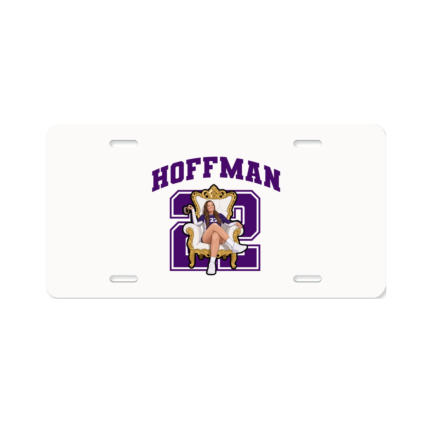 License Plate — Number in Classic