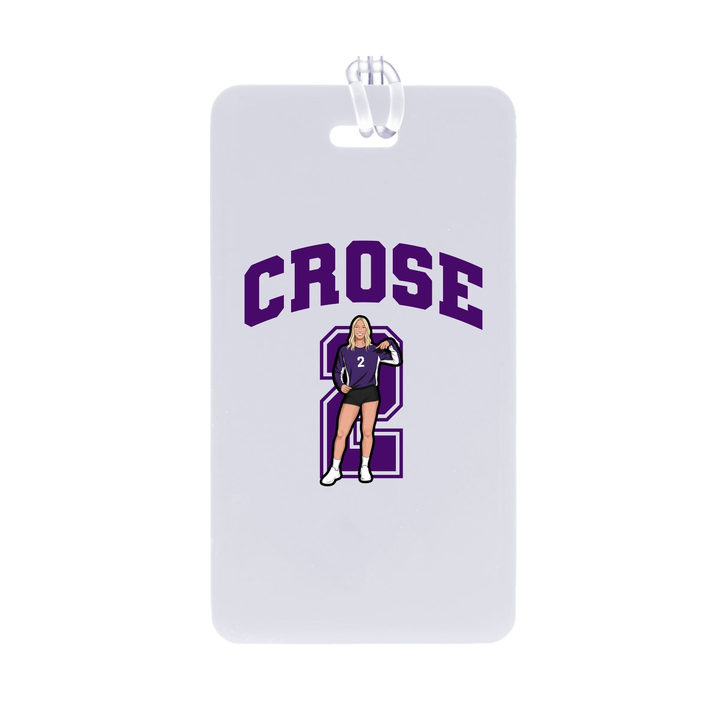 Bag Tag — Number in Classic