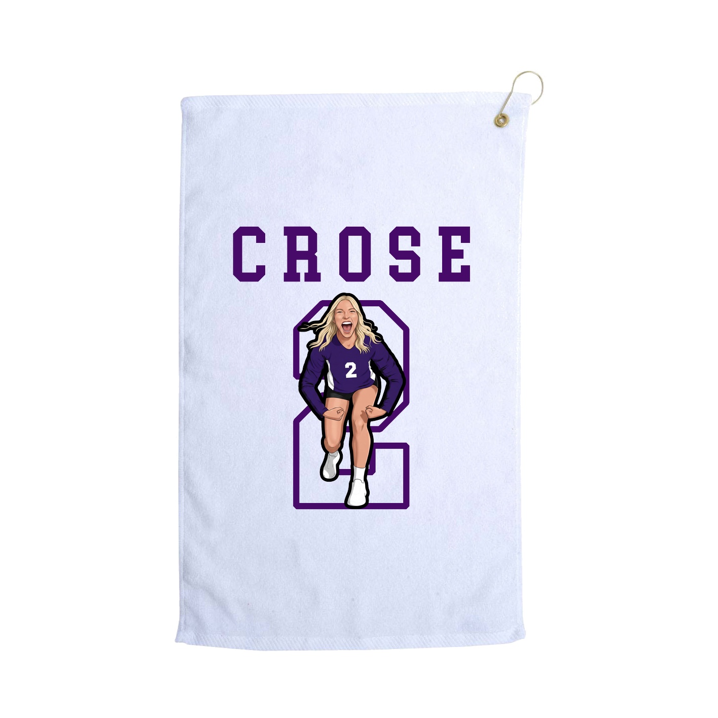 Golf Towel — Shirsey in White