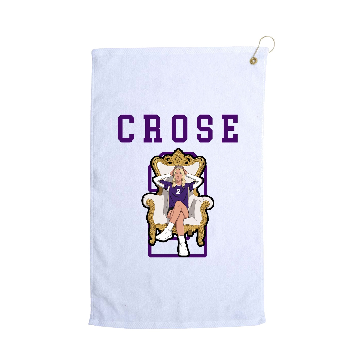 Golf Towel — Shirsey in White