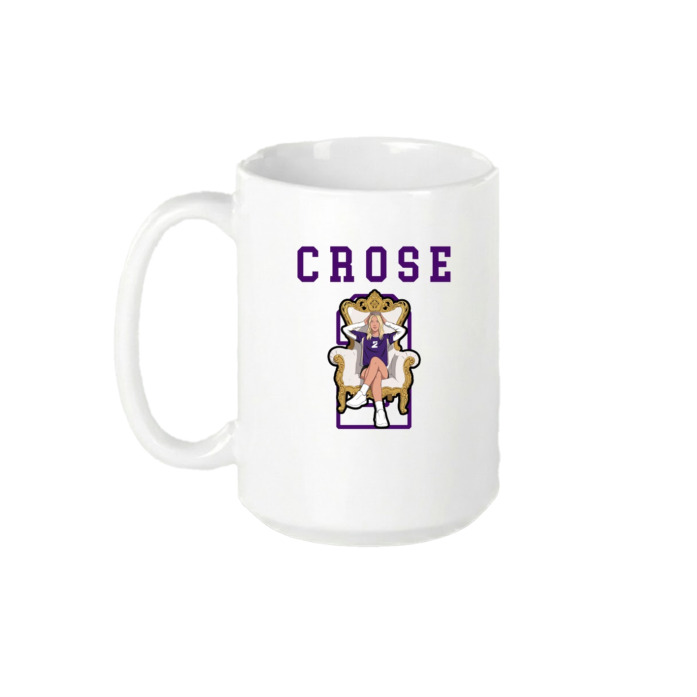 15oz Coffee Mug — Shirsey in White