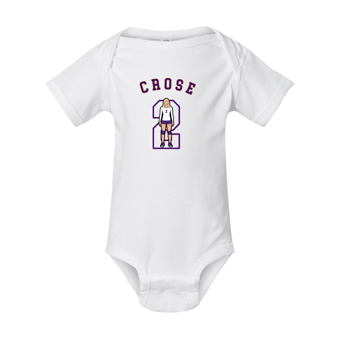 Baby Onesie — Shirsey Arch in White
