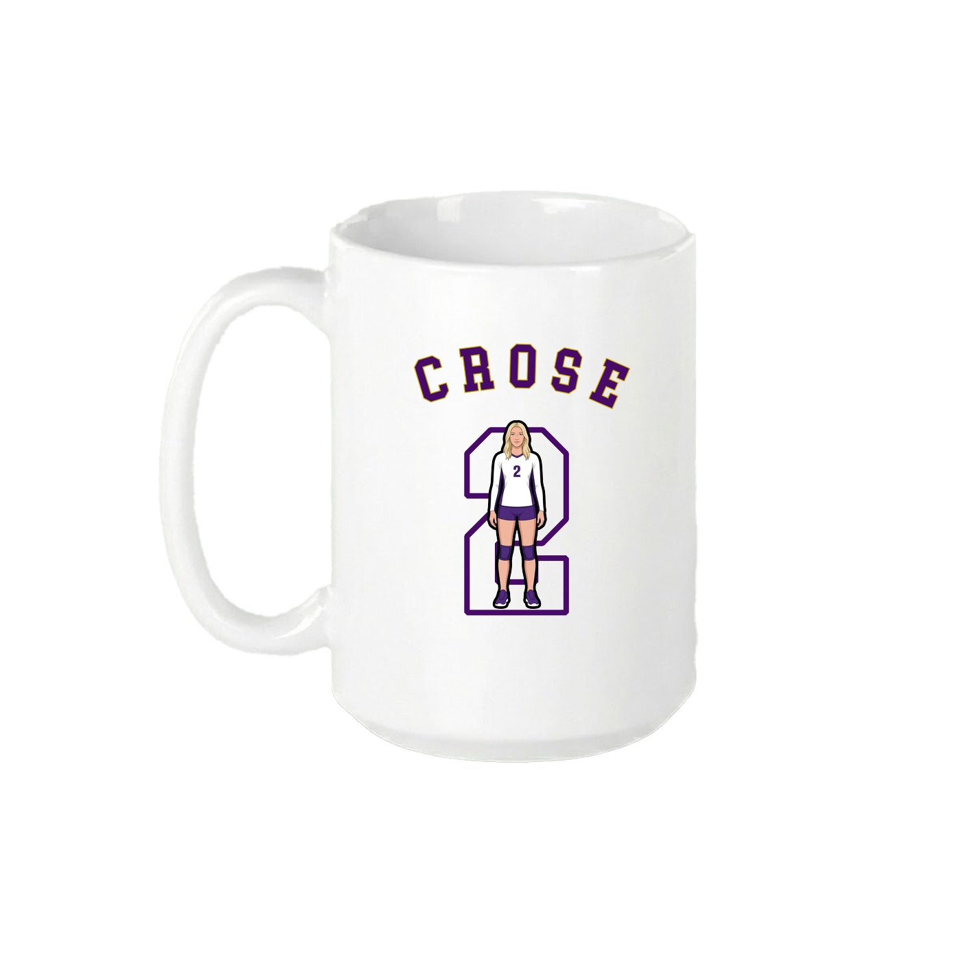 15oz Coffee Mug — Shirsey Arch in White