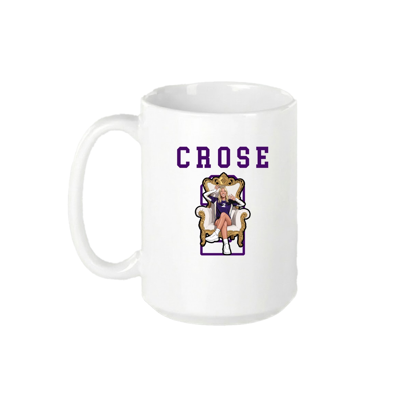15oz Coffee Mug — Shirsey in White