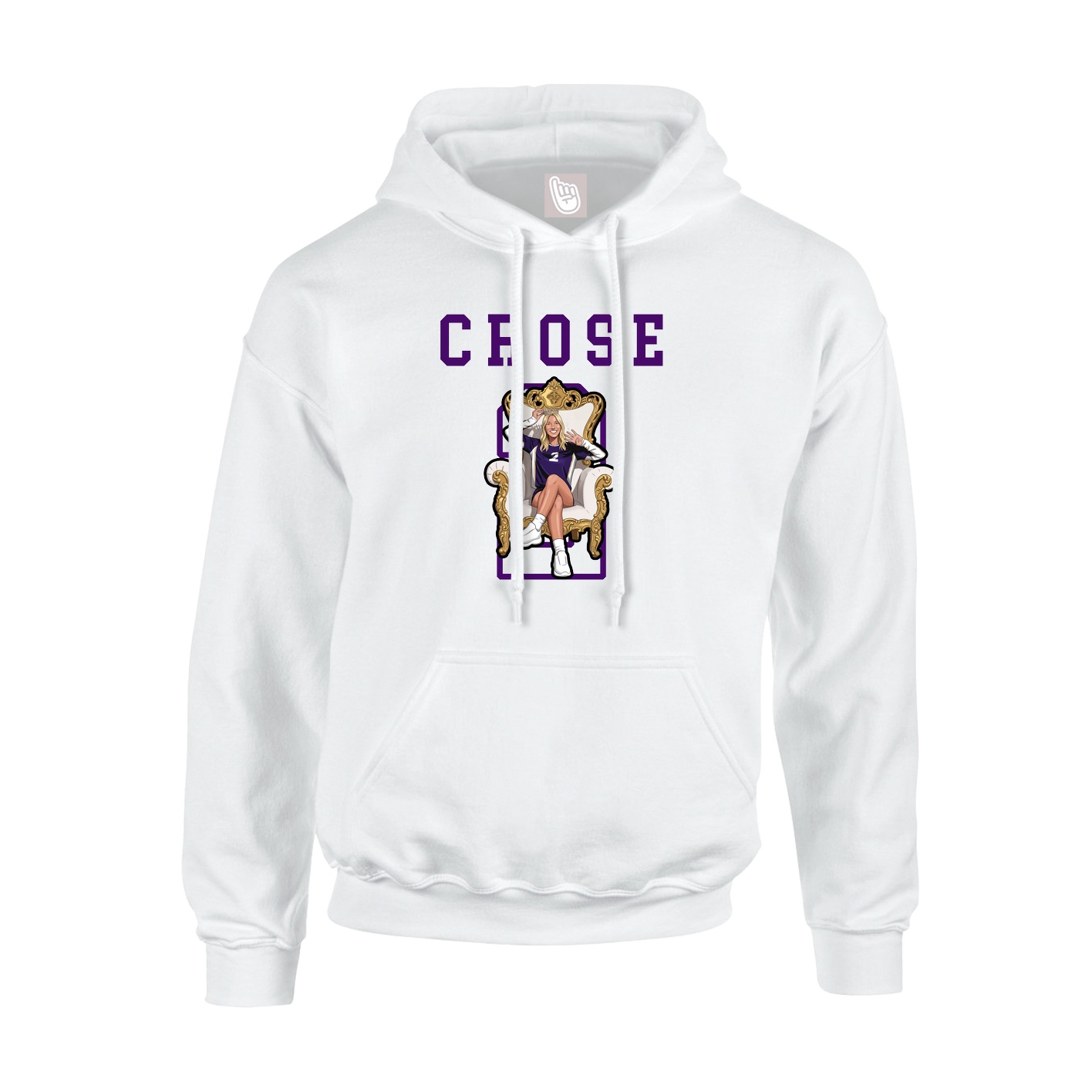 Youth Hoodie — Shirsey in White