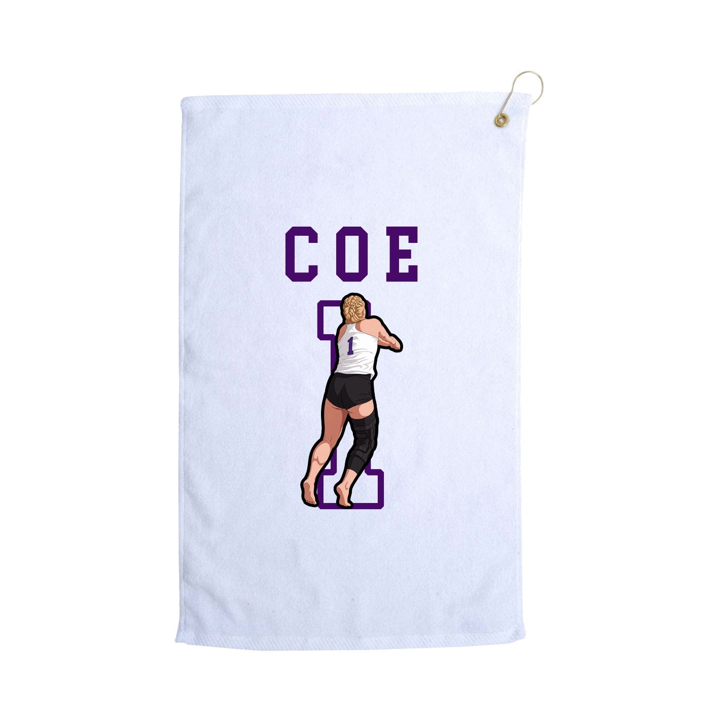 Golf Towel — Shirsey in White
