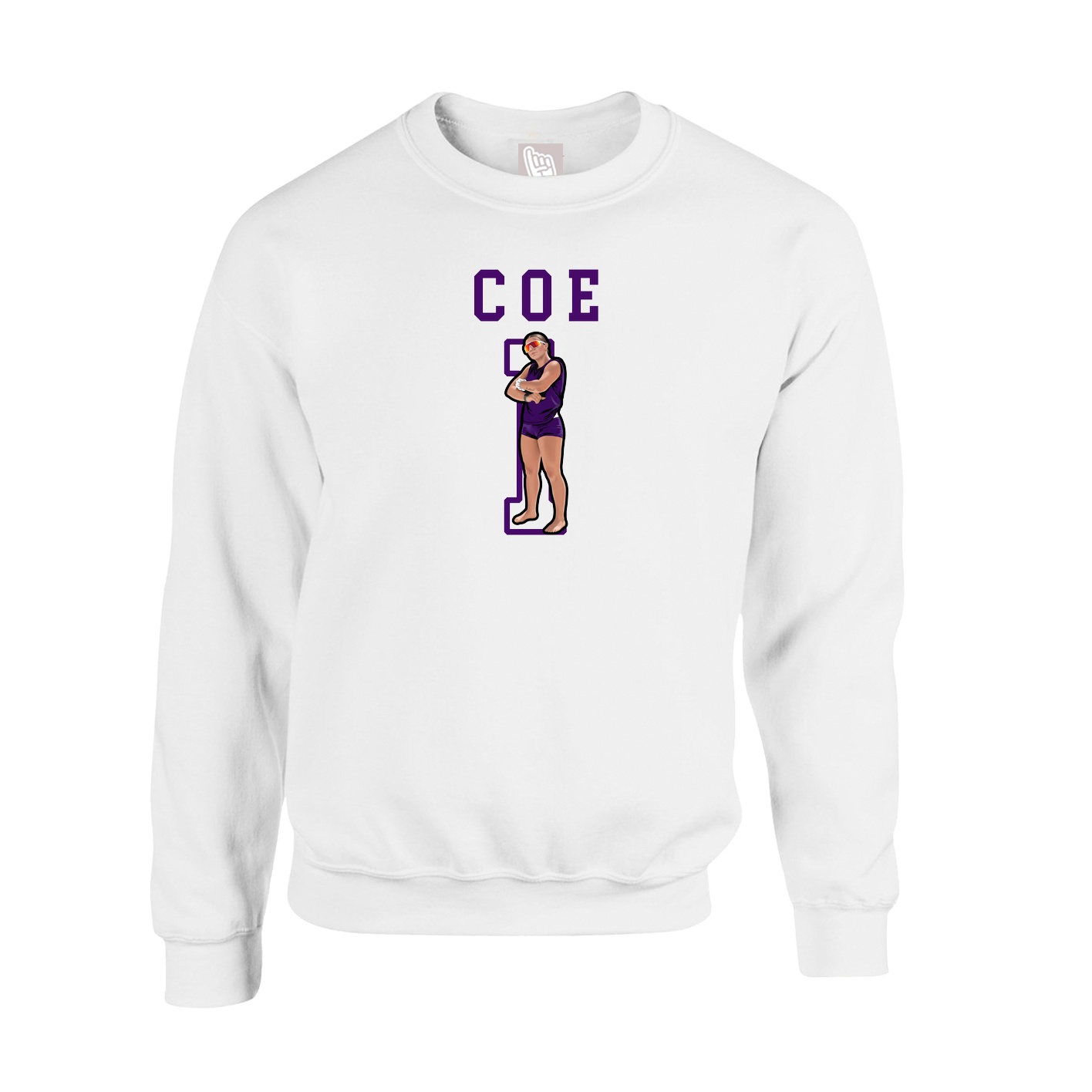Fleece Crew — Shirsey in White