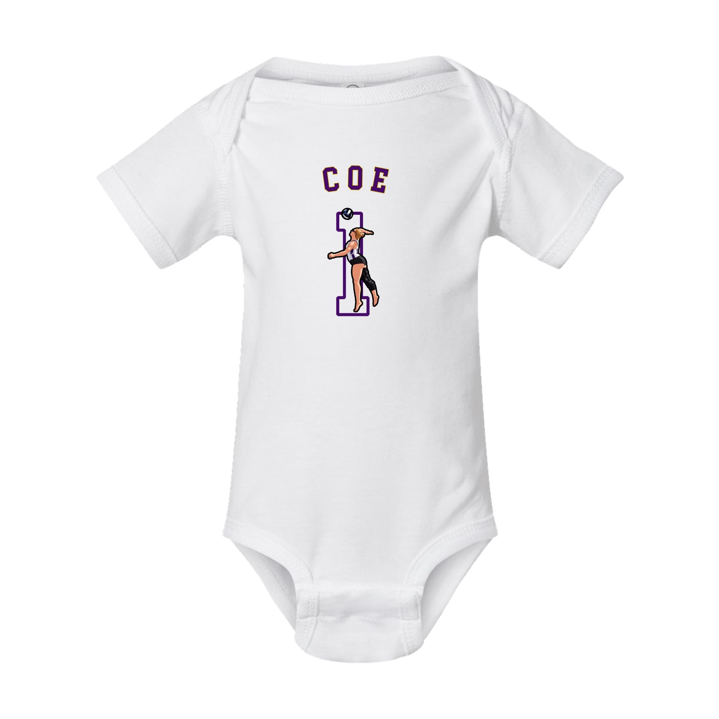Baby Onesie — Shirsey Arch in White