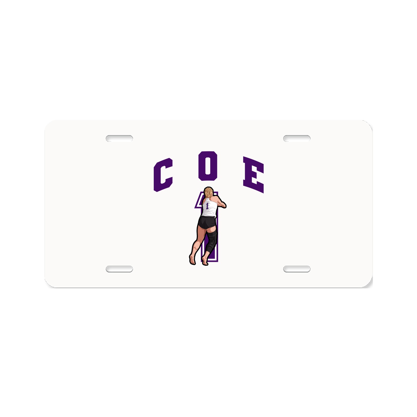 License Plate — Number in Classic
