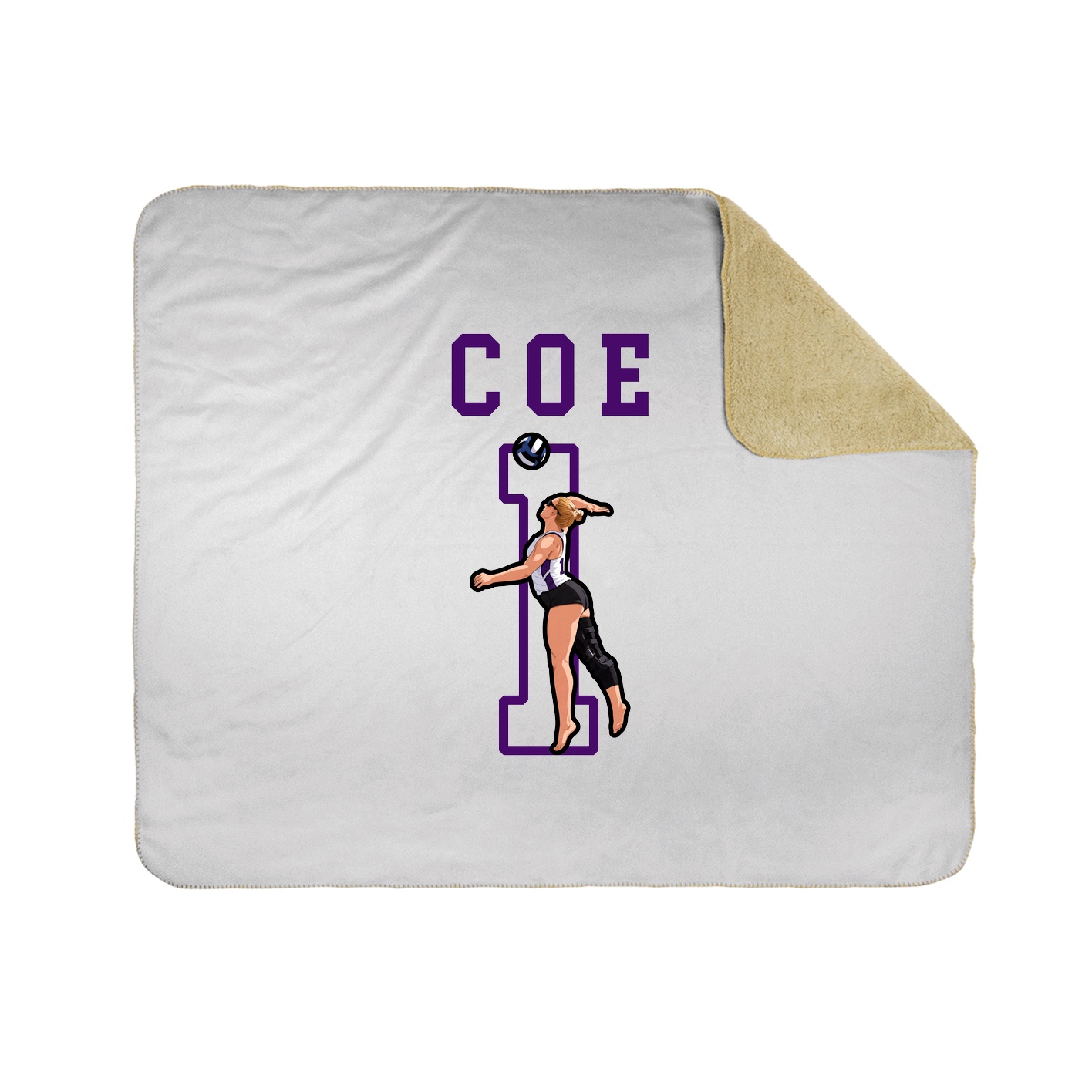 Throw Blanket — Shirsey in White