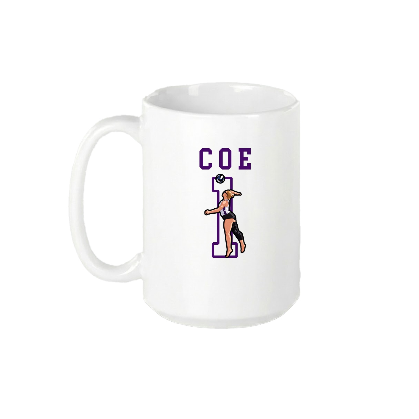 15oz Coffee Mug — Shirsey in White