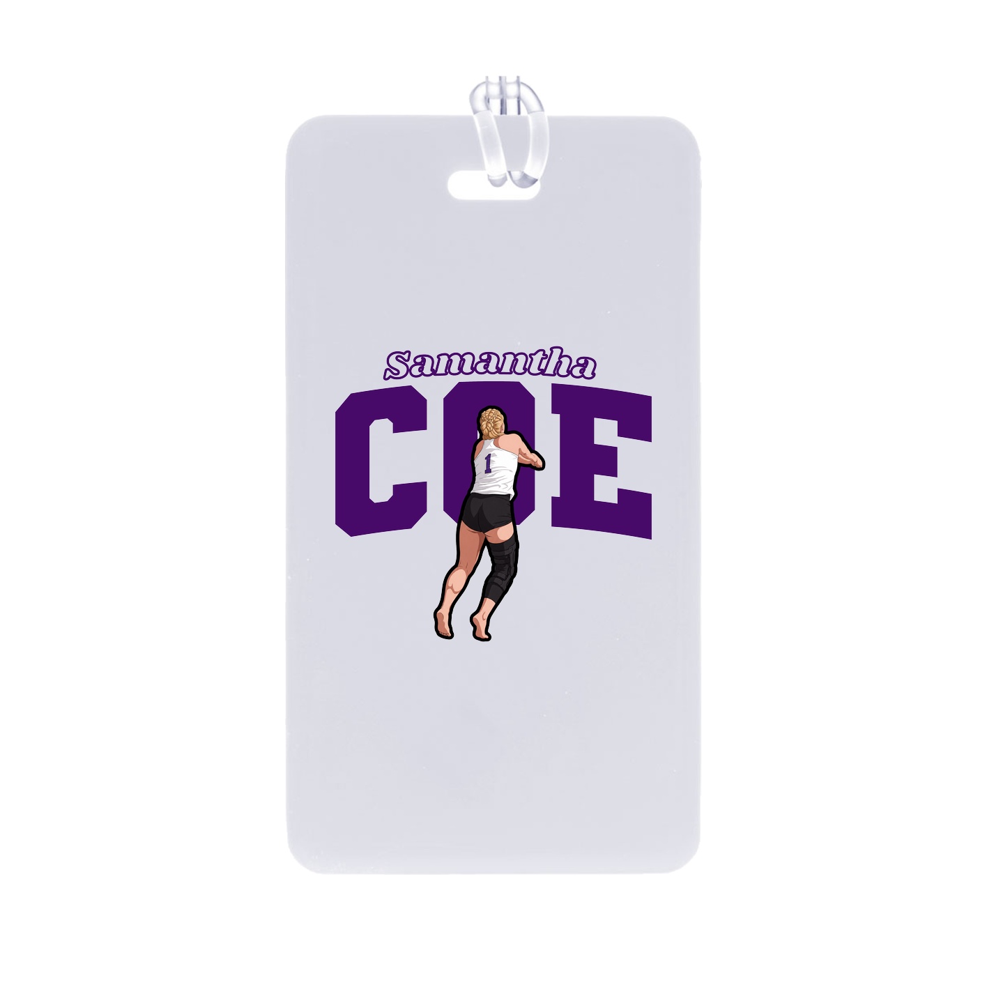 Bag Tag — Name Arch in Classic