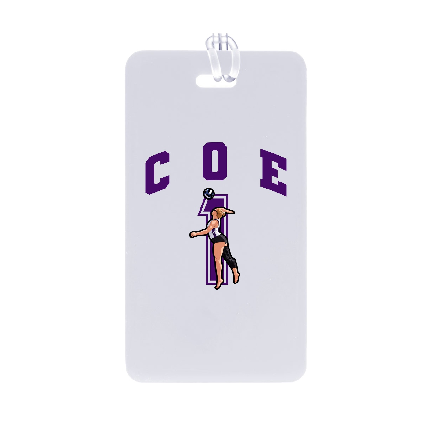 Bag Tag — Number in Classic