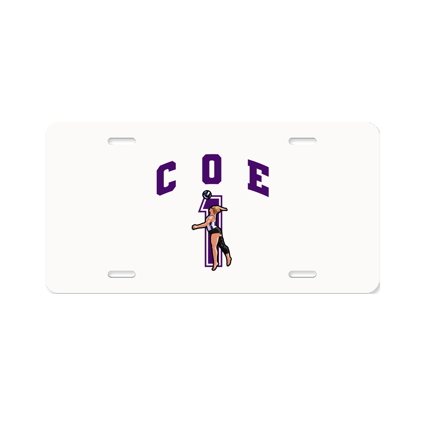 License Plate — Number in Classic