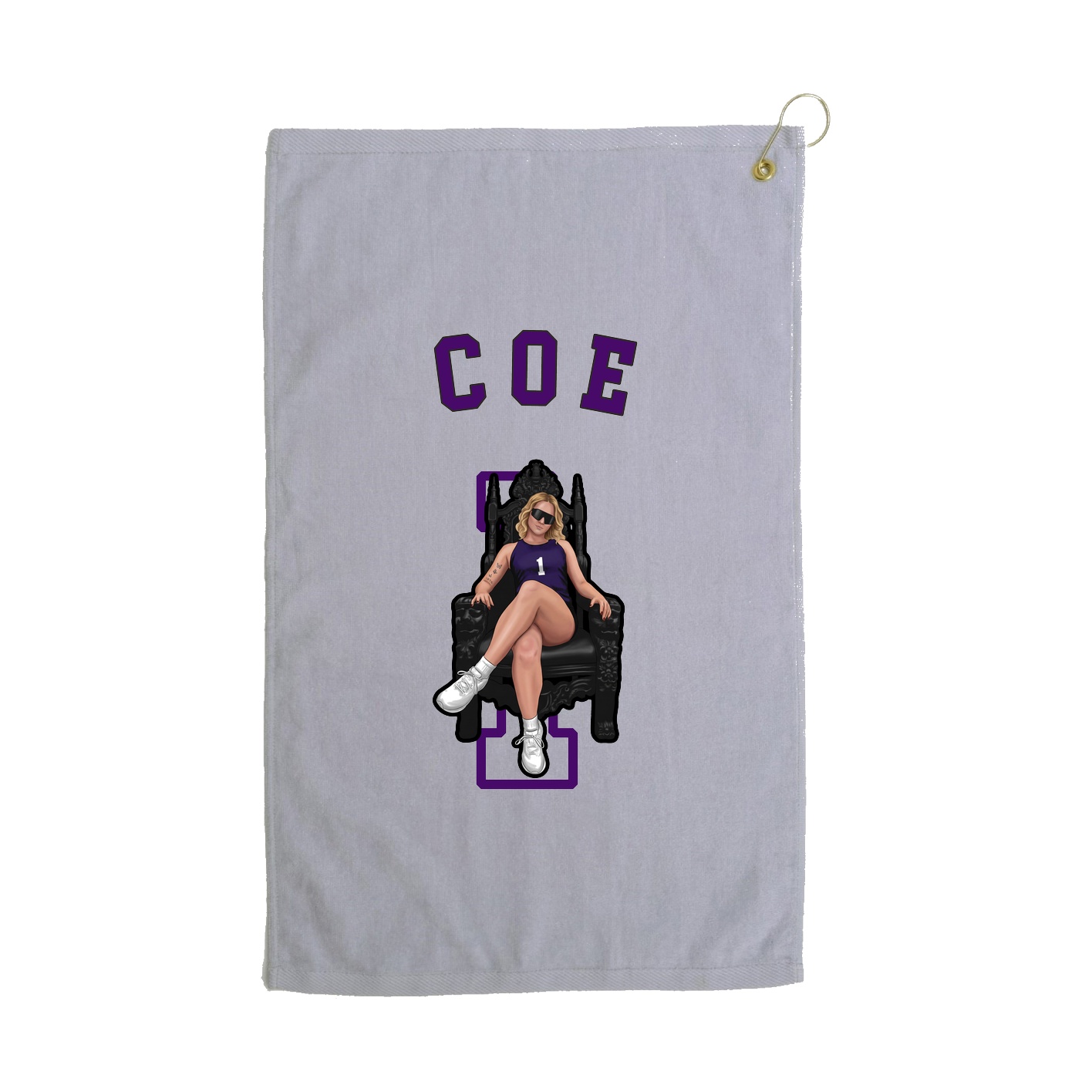 Golf Towel — Shirsey Arch in Grey
