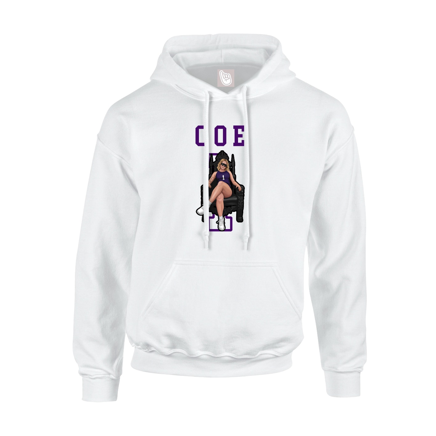 Youth Hoodie — Shirsey in White