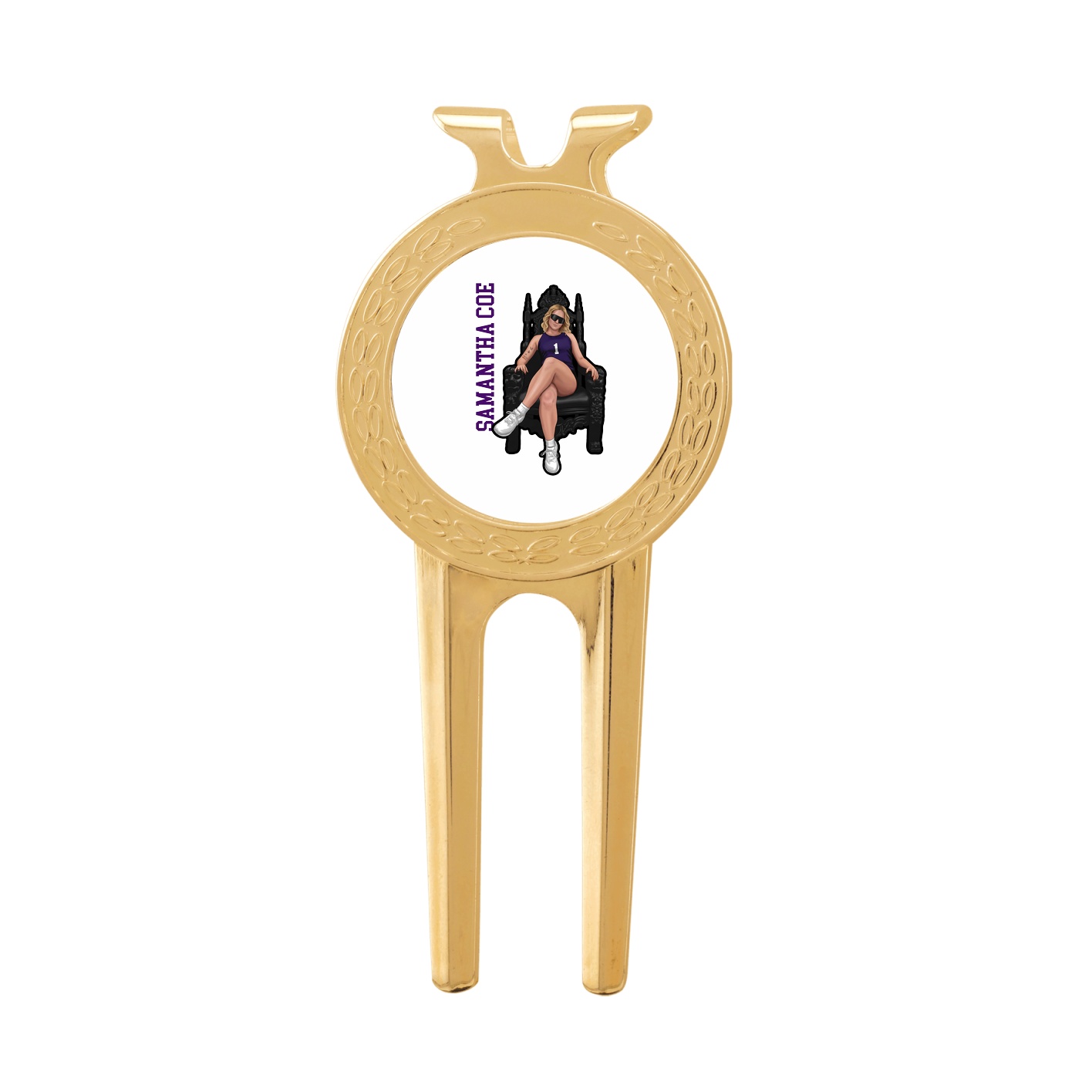 Divot Tool with Ball Marker — Name Vertical in Classic