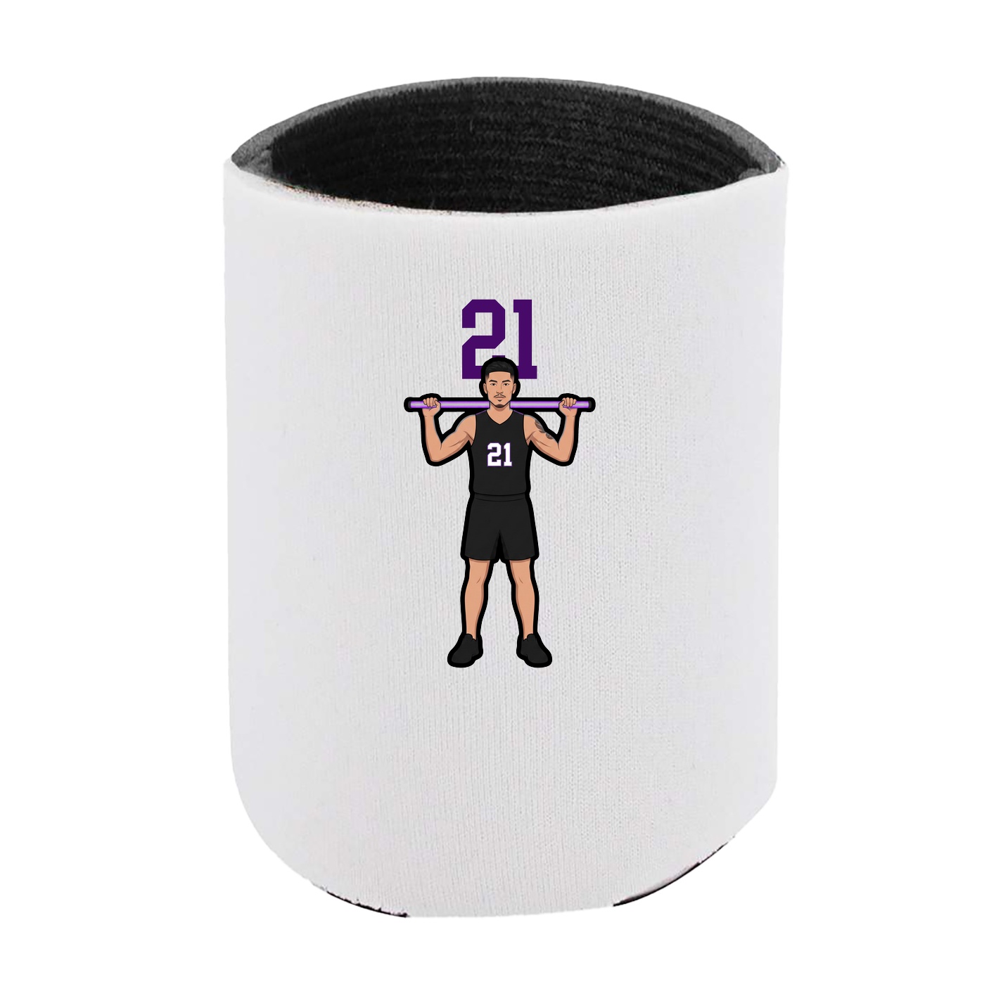Can Holder — Number Top in White