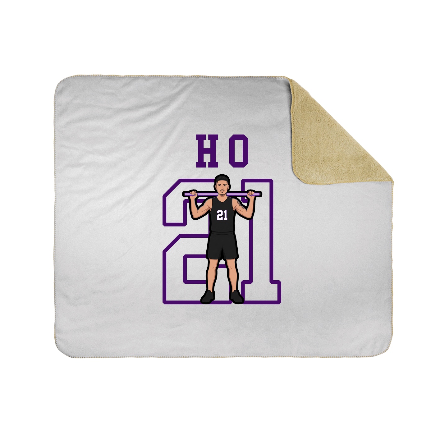 Throw Blanket — Shirsey in White