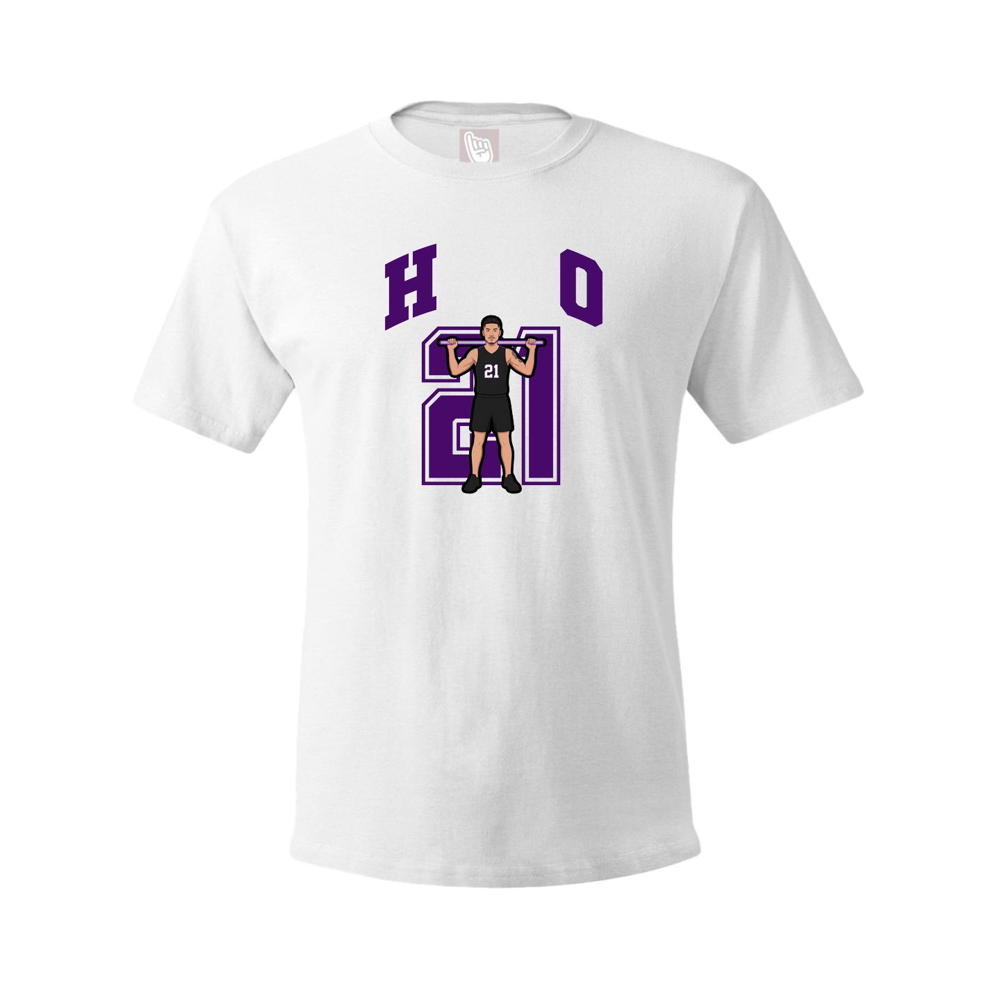 Tee — Number in White