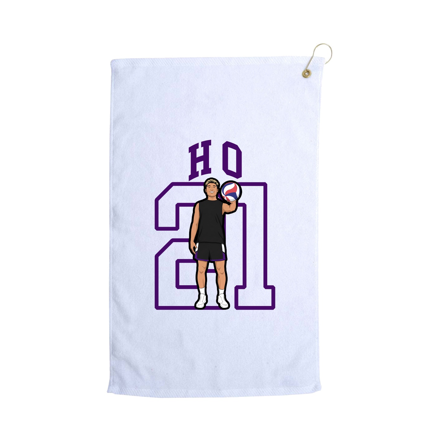Golf Towel — Shirsey in White