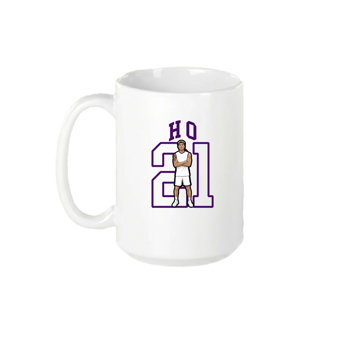 15oz Coffee Mug — Shirsey in White
