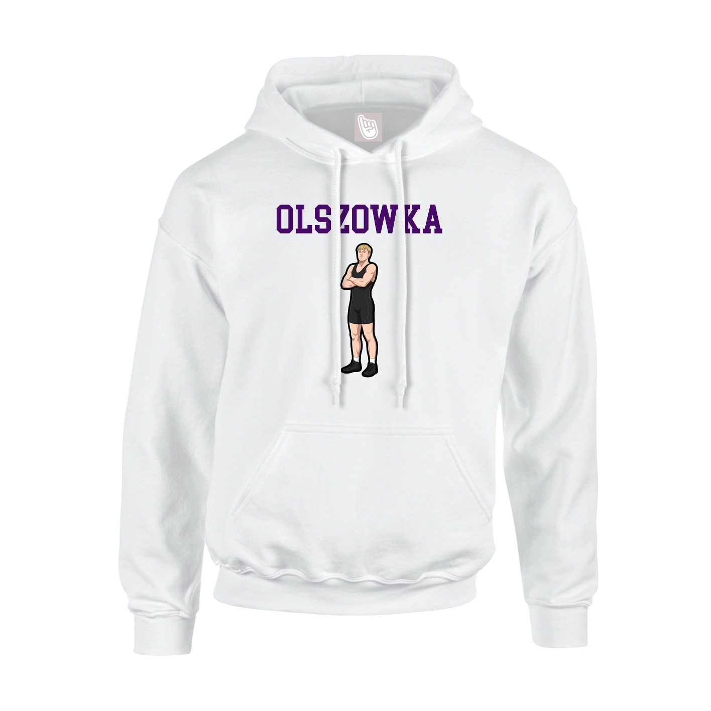 Hoodie — Shirsey in White