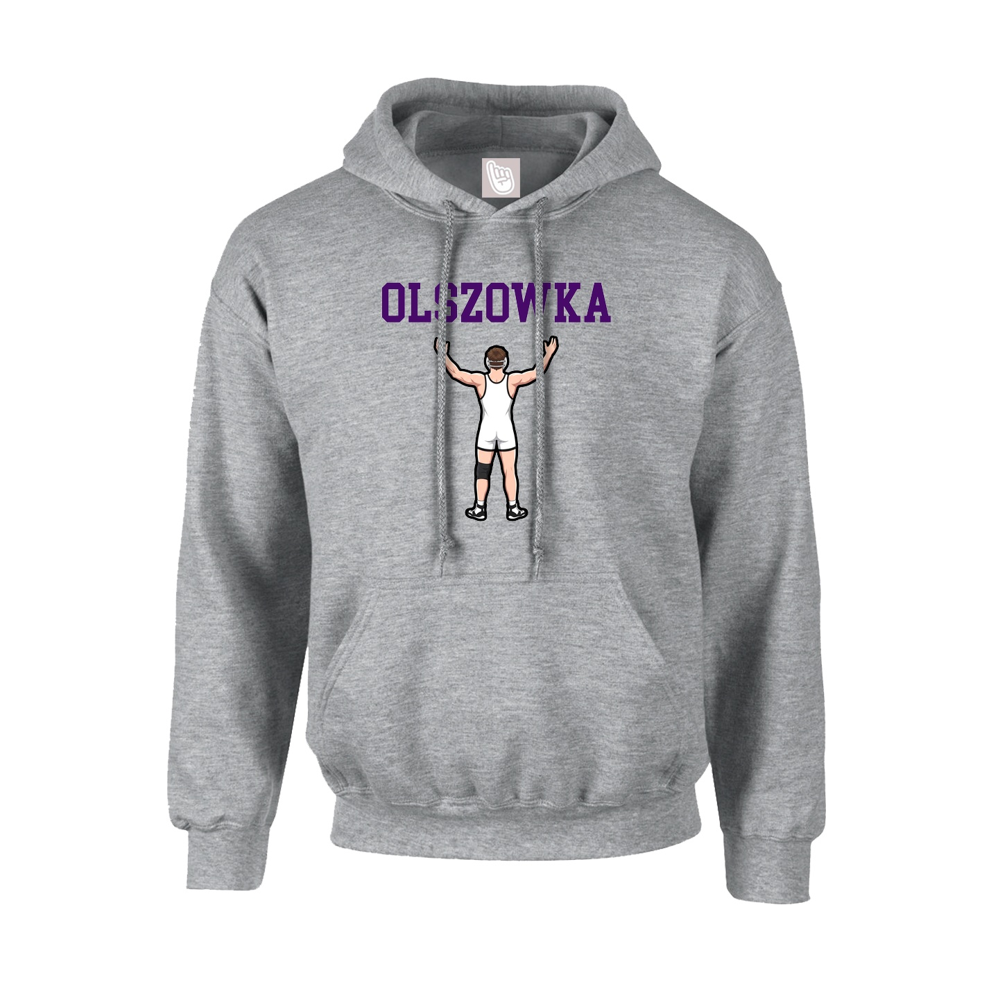 Hoodie — Shirsey in Grey