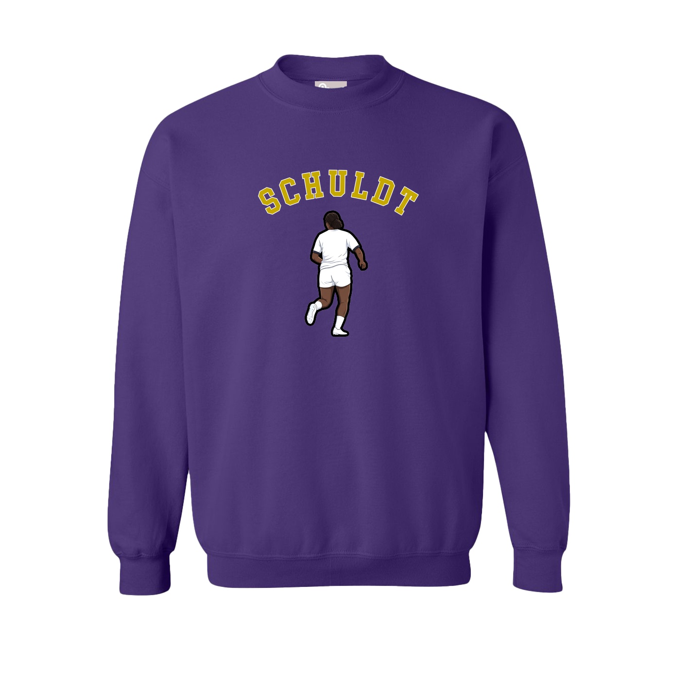 Fleece Crew — Shirsey Arch in Purple