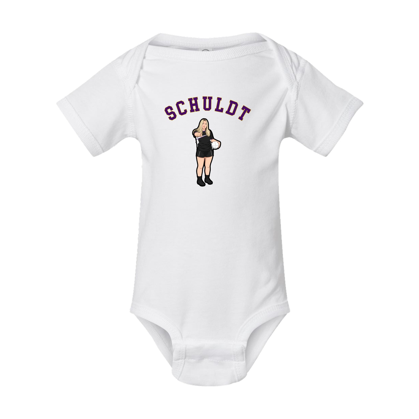 Baby Onesie — Shirsey Arch in White