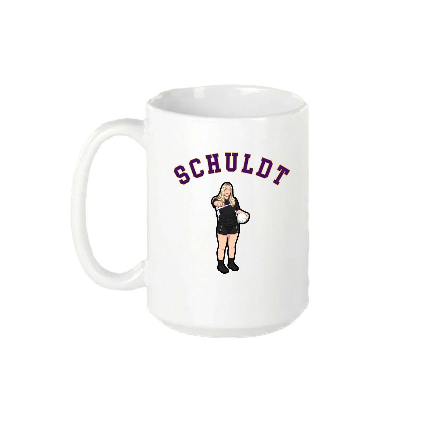 15oz Coffee Mug — Shirsey Arch in White