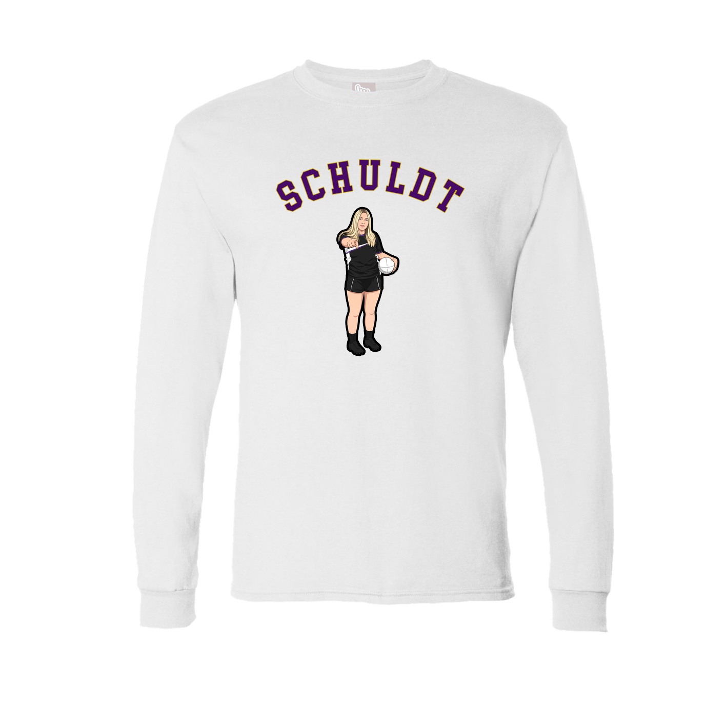 Long Sleeve Tee — Shirsey Arch in White