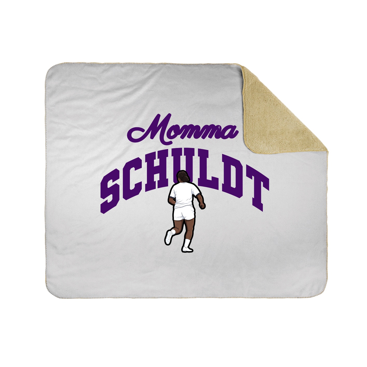 Throw Blanket — Mothers Day Arch in White