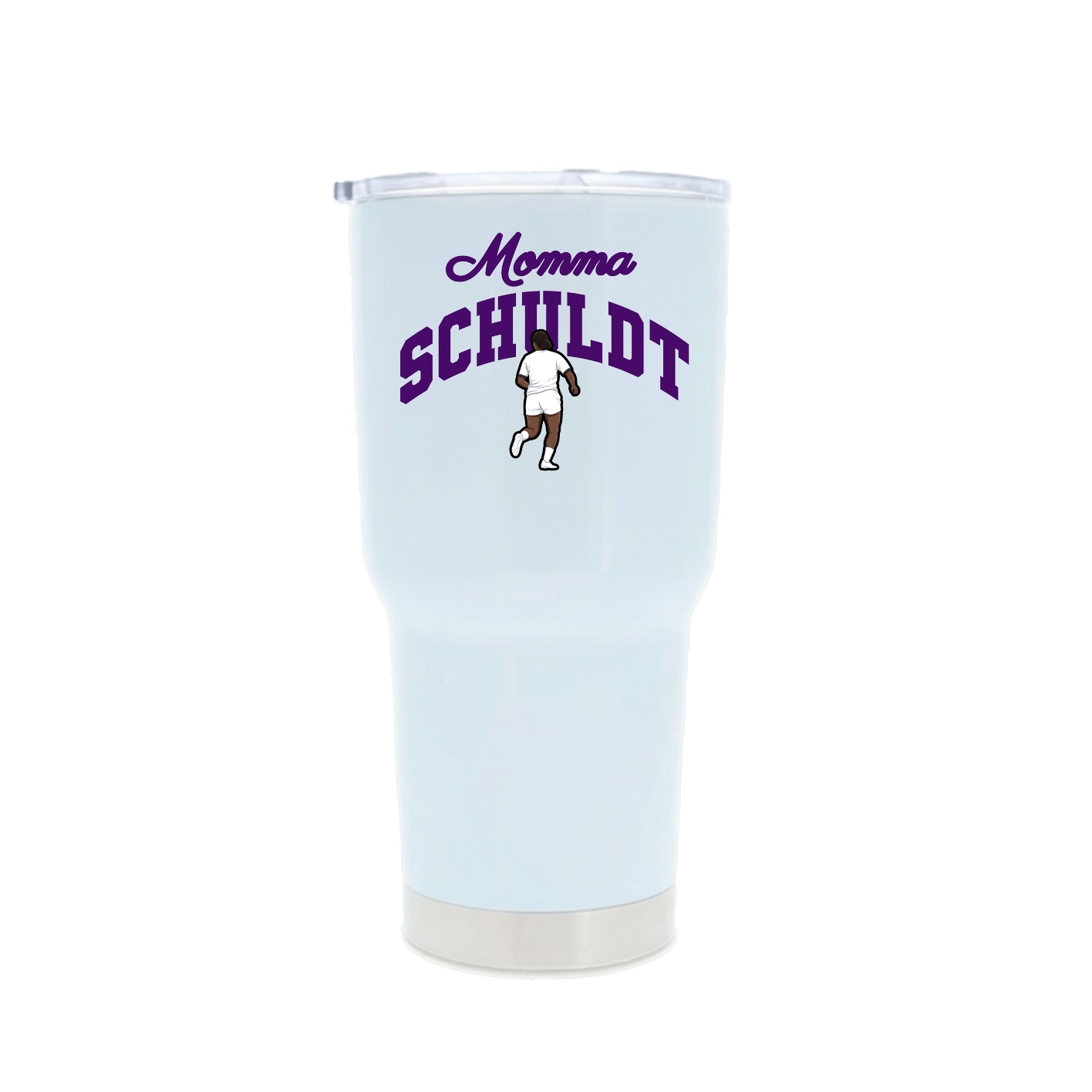 30oz Stainless Steel Tumbler — Mothers Day Arch in White