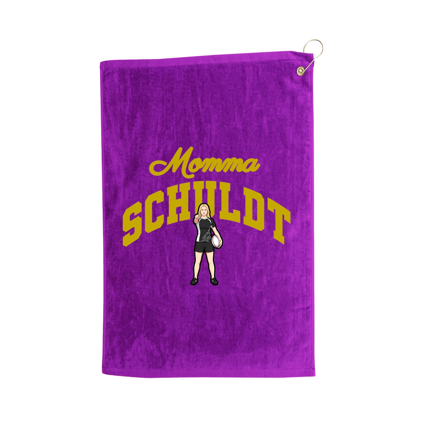 Golf Towel — Mothers Day Arch in Purple