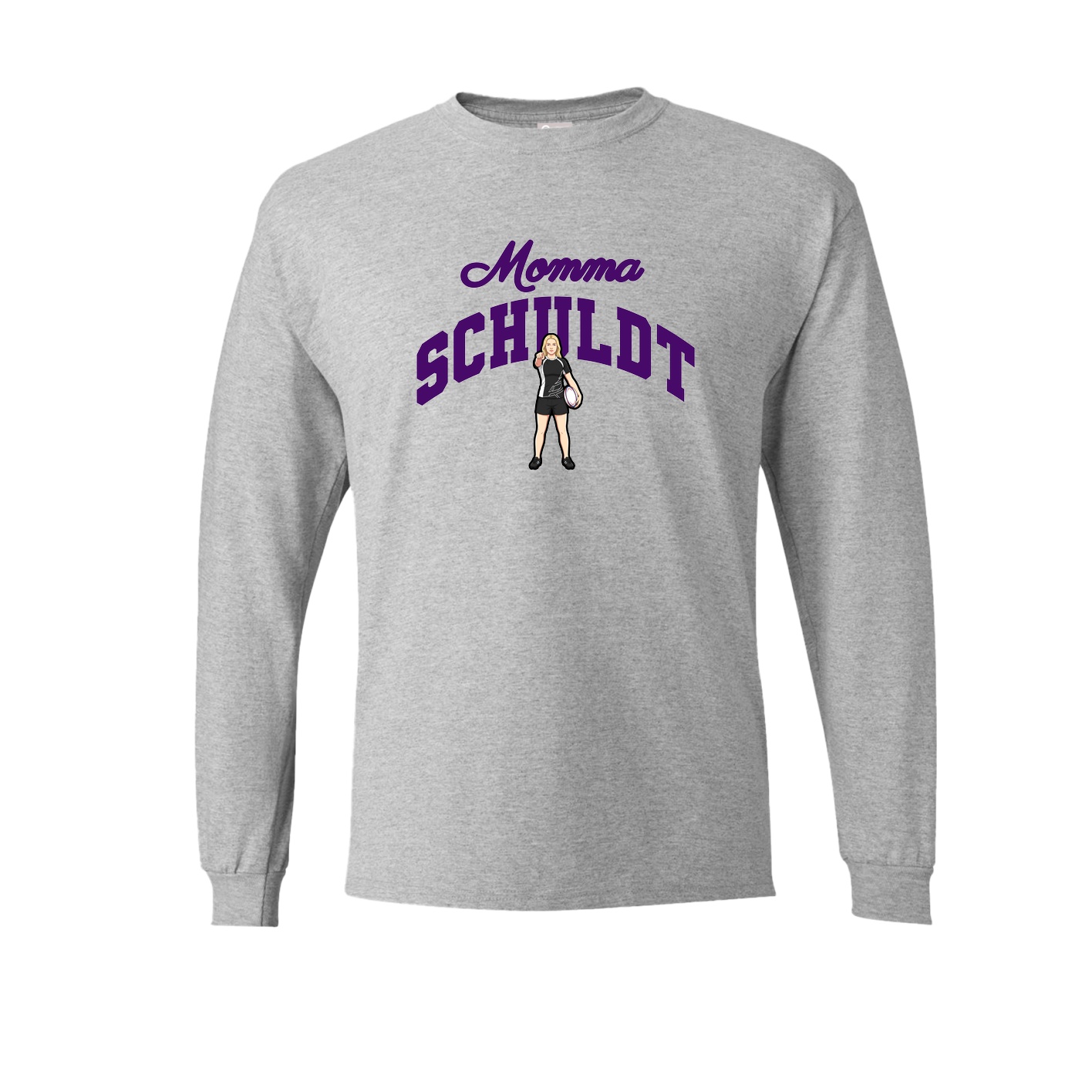 Long Sleeve Tee — Mothers Day Arch in Grey