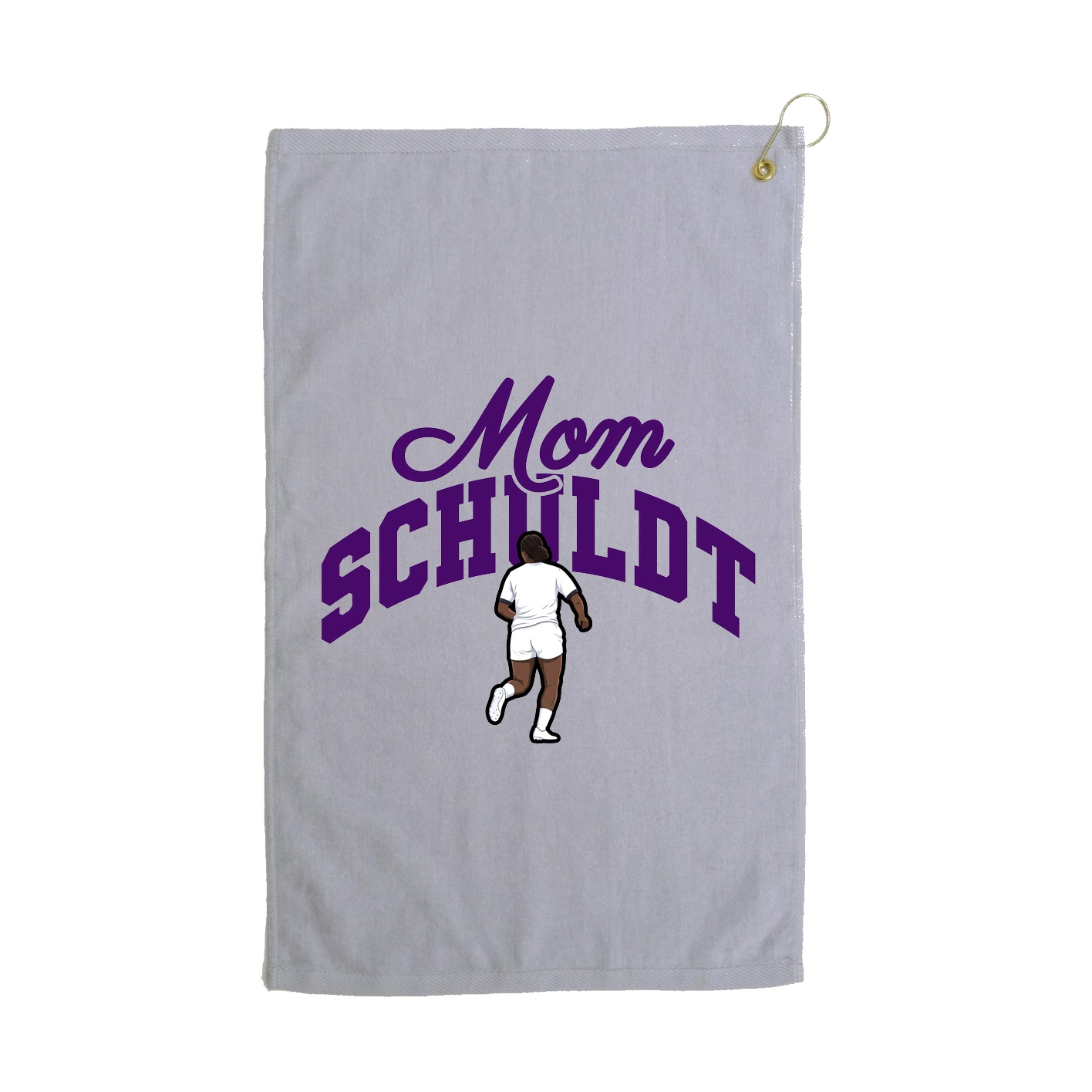 Golf Towel — Mothers Day Arch in Grey