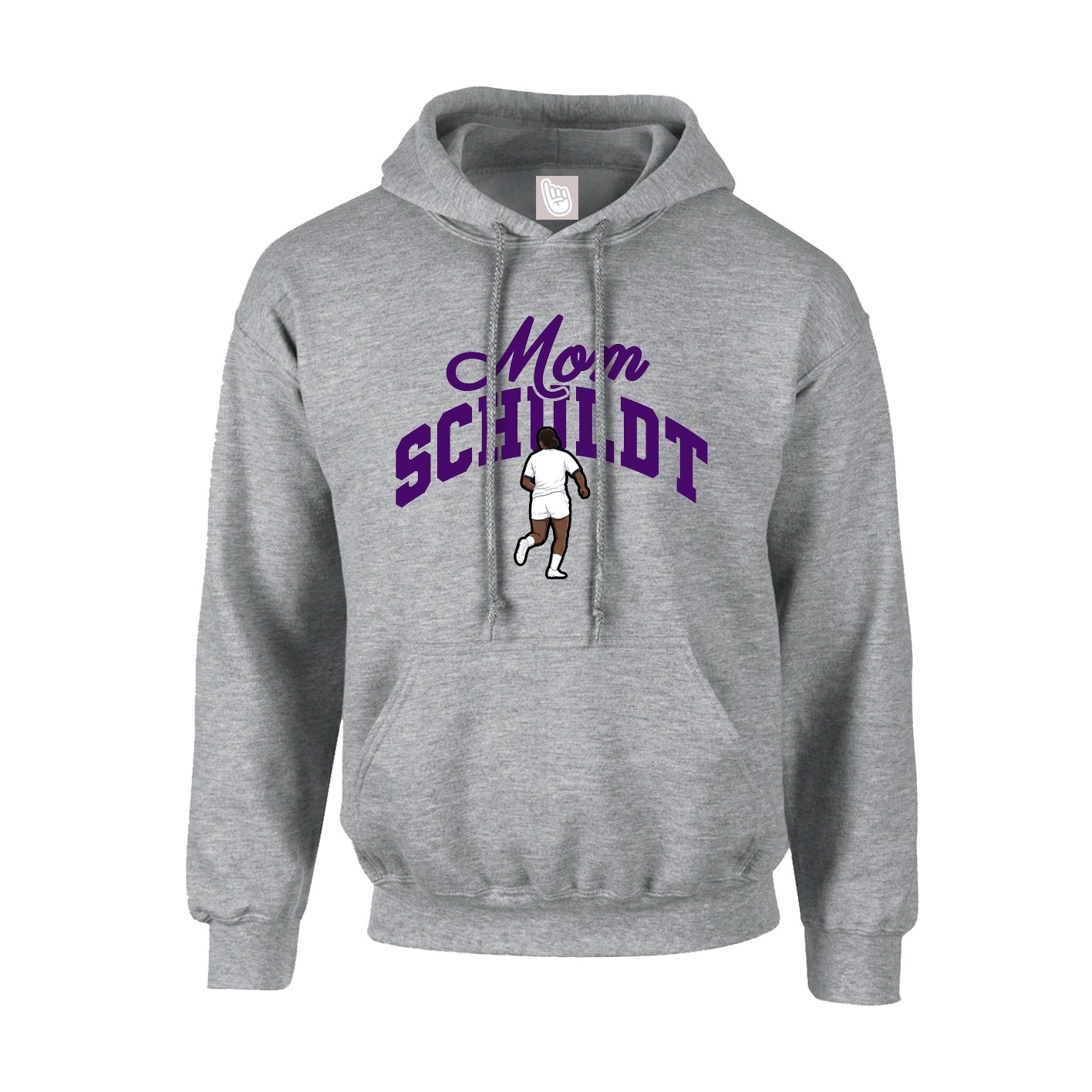 Hoodie — Mothers Day Arch in Grey