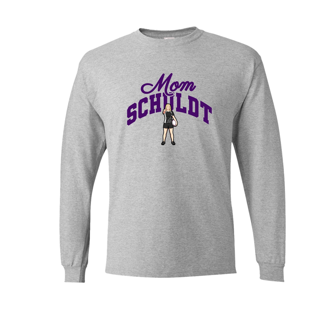 Long Sleeve Tee — Mothers Day Arch in Grey