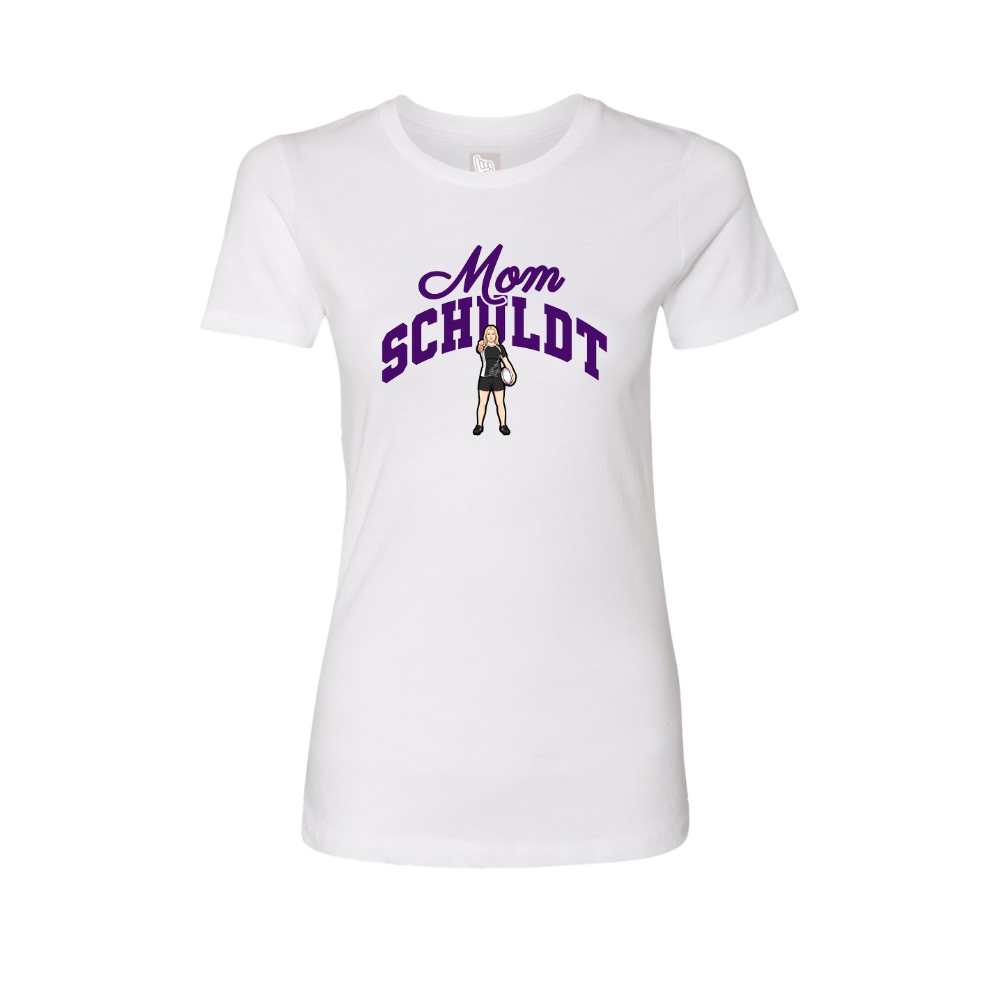 Womens Tee — Mothers Day Arch in White