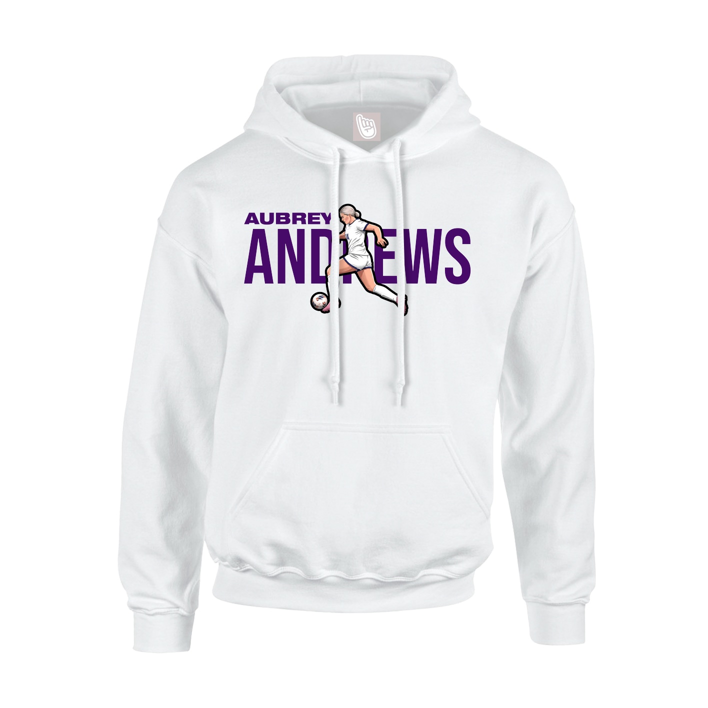 Hoodie — Player Name in White