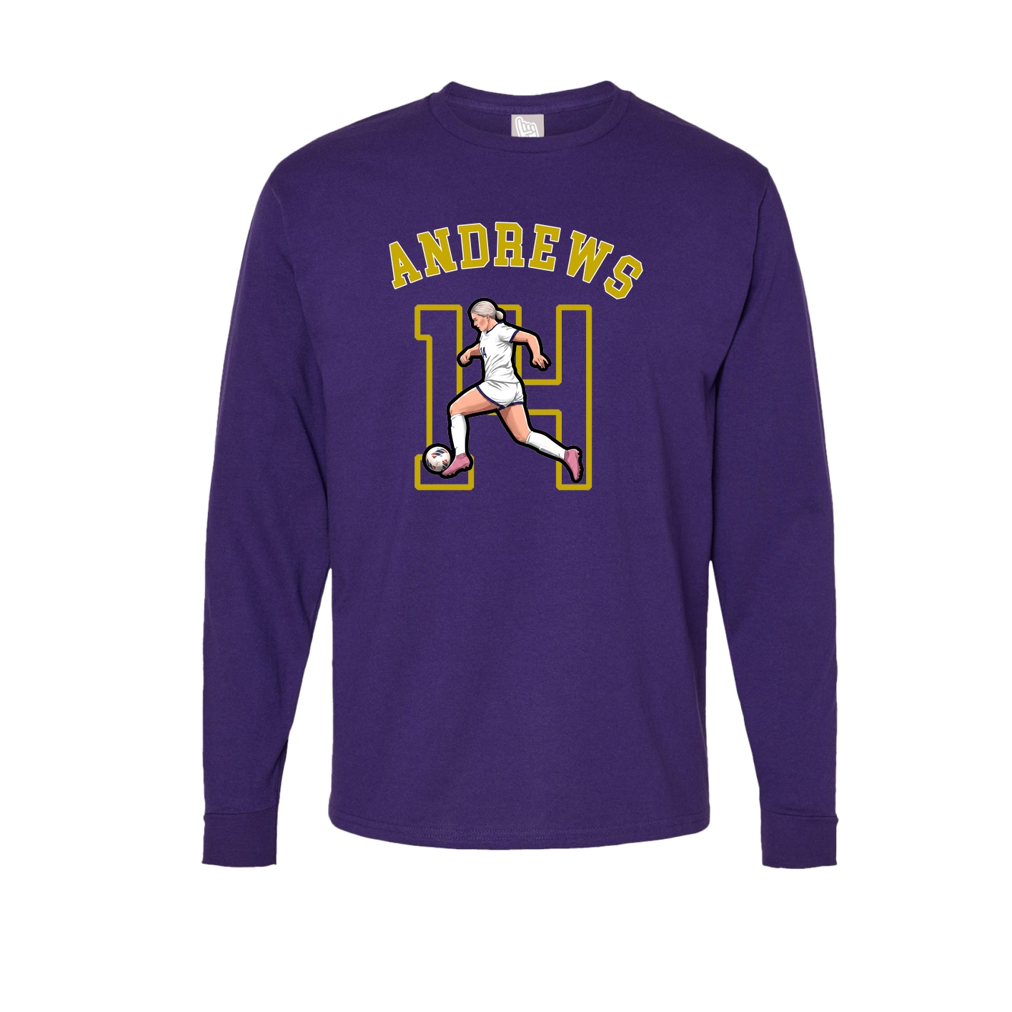 Long Sleeve Tee — Shirsey Arch in Purple