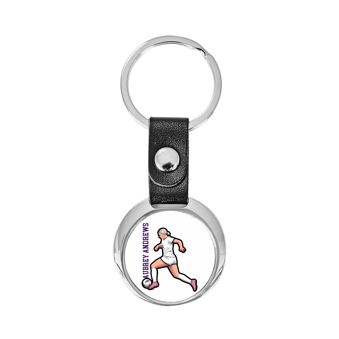 Key Chain — Name Vertical in Classic